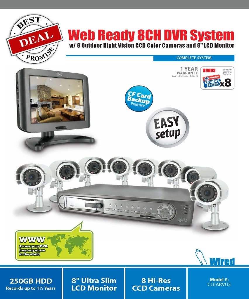 16 channel dvr security system