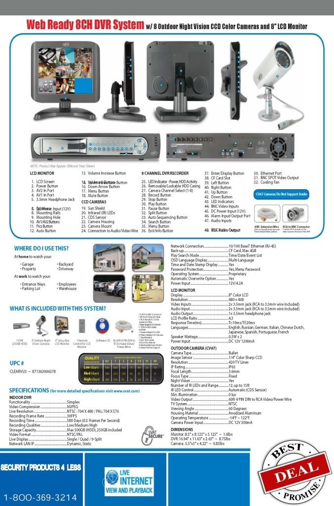 best 8 channel dvr security system