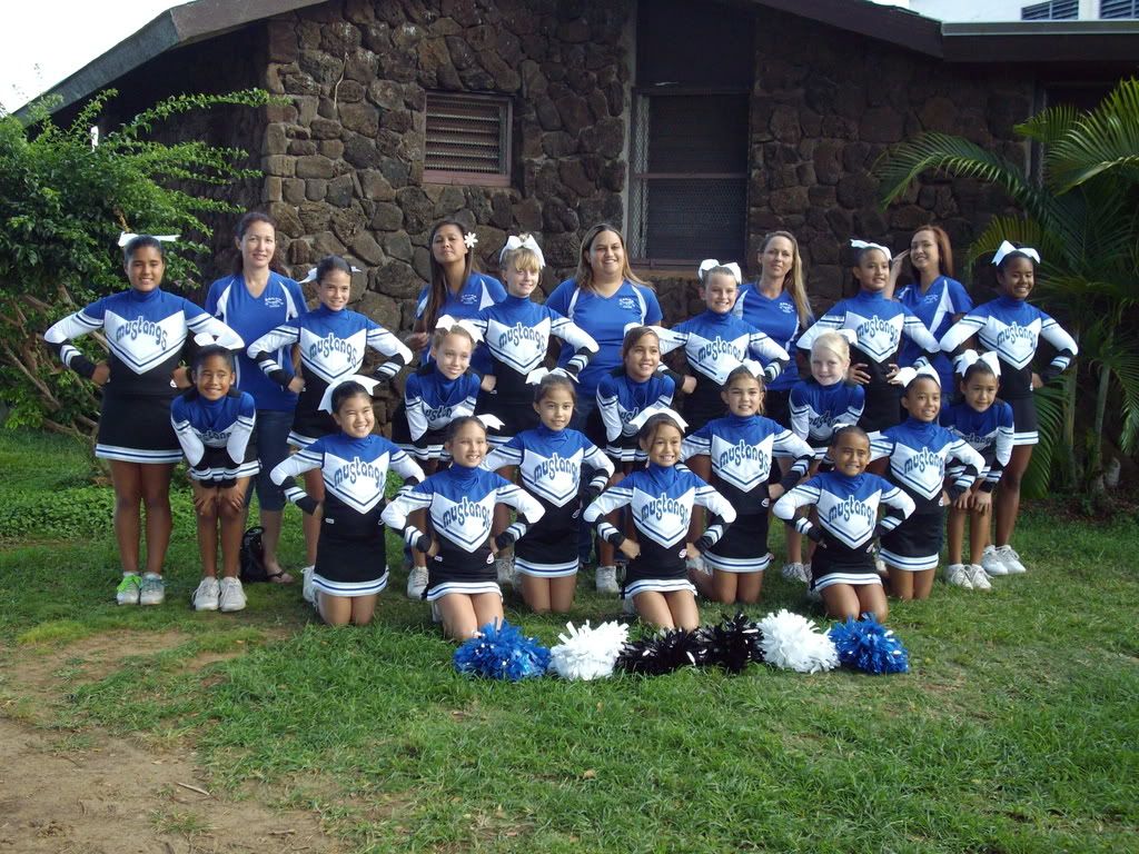 Shanice And JR Pee Wee Cheerleading Squad. 2008 State And National