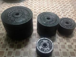 Quận 6 - Bán tạ gang và ghế tập