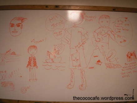 Whiteboard doodles