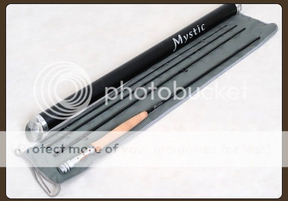 NEW Mystic 593 4 Fly Rod 93 5wt. 4pc. w/tuned tip  