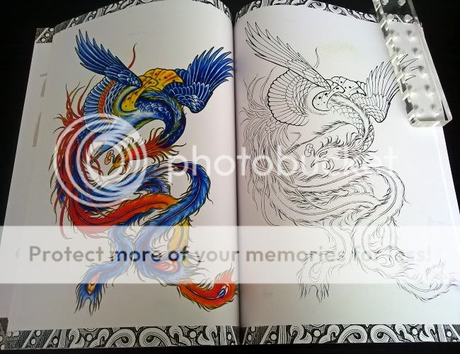 Dragon Phoenix Twin Bliss Tattoo Book