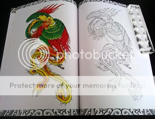 Dragon Phoenix Twin Bliss Tattoo Book