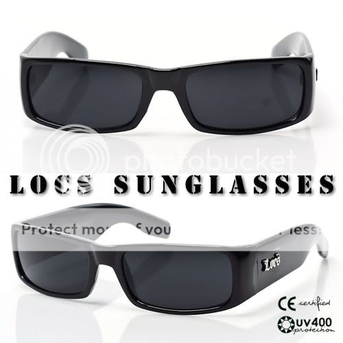 Dogg Rapper OG LOCS Celebrity LBC Sunglasses Black 2701  